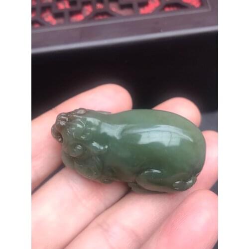 Natural hetian green jade pendant necklace unique design jadeite jade necklace women men jewelry pendants jade jewelry