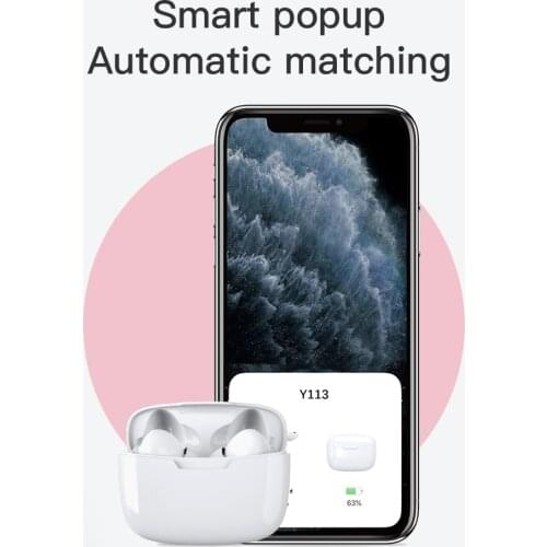 New Y113 original business Bluetooth headset noise cancellation voice control wireless headset driver sports headset for iPhone