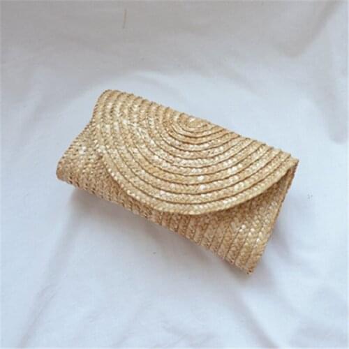 2021 new straw bag hand-woven clutch bag holiday travel fashion handbag national style handbag tote bags for women
