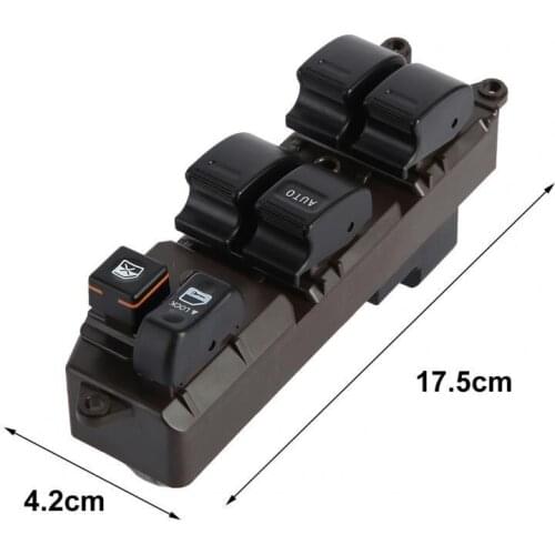 Window Switch Front Left Side ABS 84820-12491 Window Master Switch for Toyota Corolla 2003-2008 Intelligent Window Closer