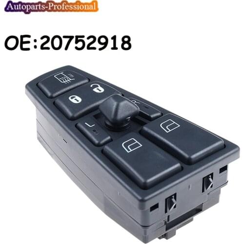 Car 20752918 Master Control Window Switch For VOLVO Window Switch FH12 FM12 FM9 FH FM VNL 20953592 20455317 20452017 21354601
