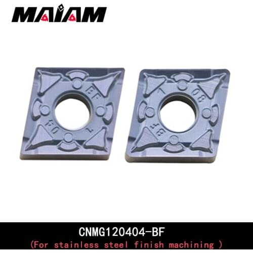 CNMG1204 Rhombus 80 degree insert CNMG120404 CNMG120408 BF pattern insert CNMG 1204 04 08 for stainless steel finish machining