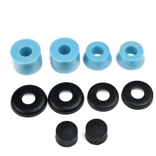 Skateboard Truck Rebuild Kit Bushings Washers Pivot Cups PU Shock Absorber Eliminator For 7-inch Brackets