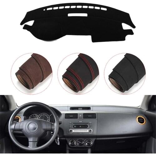 Console Dashboard Suede Mat Protector Sunshield Cover Fit For Suzuki Swift Sport 2005-2010