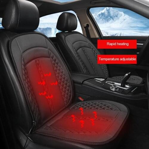 1/2/3pcs 12V Heated Car Seat Cover Temperature Control Heating Seat Pad Cushion Cover Warmer Seat Covers for Car SUV Automobiles