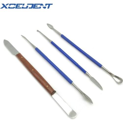 1Pc Dental Wax Carver Double Ends Mixing Spatula Knife Composite Filling Resin Instruments Make Up Tools Dentistry Equipment