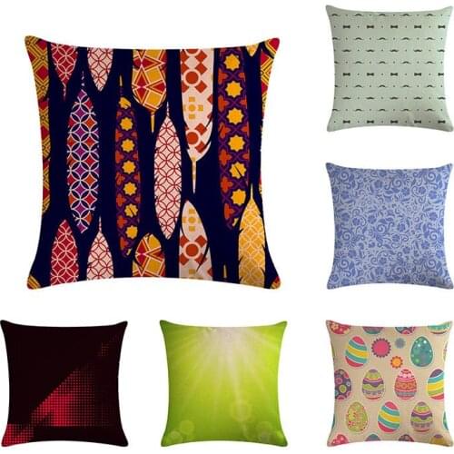 2018 geometric Feather Egg Halo cushion cover decorative throw pillows case for sofa home decor pillowcase almofadas ZY438
