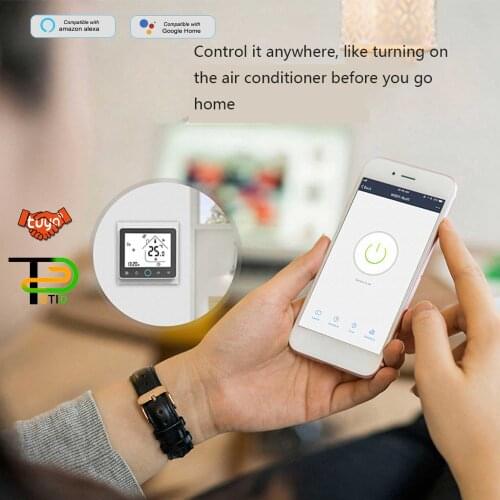 24V 220V NC/NO WIFI Smart Thermostat Temperature Controller for Water to Air Heat Exchanger