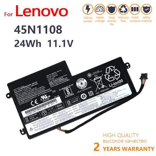 Genuine Laptop Battery 45N1108 Battery For Lenovo ThinkPad T440 T440S T450 T450S X240 X250 X260 X270 45N1109 45N1110 45N1111
