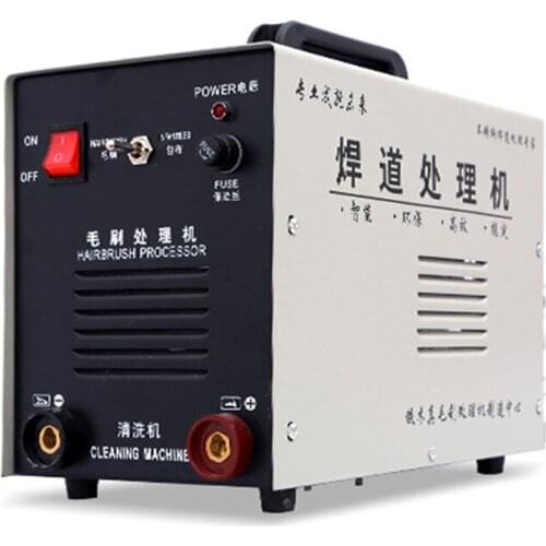 Brush welding bead processing machine 201 stainless steel welding spot 304 welding seam welding spot high-power fast cleaning