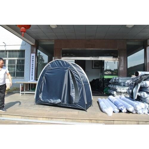 CZX-446 Black Bike Tent Bike Storage Shed tent,Bicycle Storage Shed With Window,Outdoor Storage Shed Tent by 210D Siliver coated