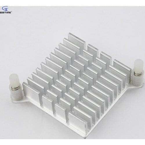 Gdstime 1 piece IC Two-electrode Silver Chip CPU Computer North Bridge Cooling Heatsink Radiator Northbridge