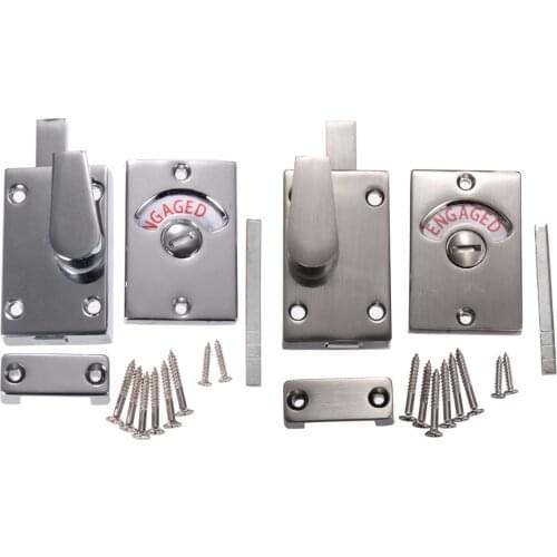 Indicator Door Locks Bathroom WC Toilet Bolt Door Lock for Home Tools Bathroom Toilet