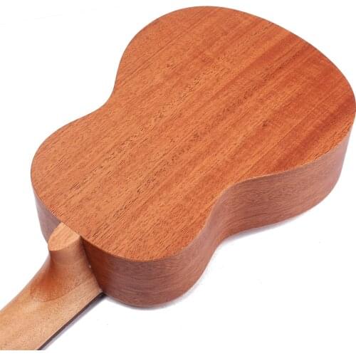 Brown Full-enclosed Mini 21 Inch 15 Frets Ukulele Uke UKLL Hawaiian Guitar