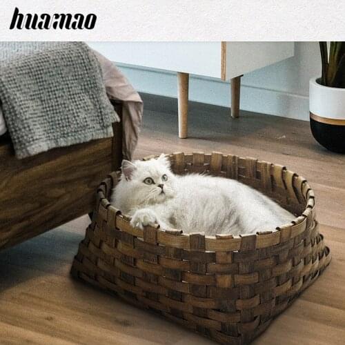 Summer cat litter rattan four seasons universal cool breathable house villa nest supplies