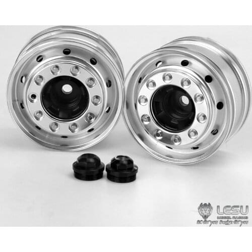 LESU Metal Wheel Hub for 1/14 RC Truck TAMIYA VOLVO FH16 FH12 Tractor Trailer DIY Dumper Model Car