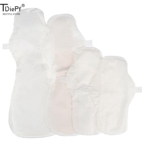 24/27/38/42cm Reusable Cotton Pads Menstrual Sanitary Panty Liners Hygiene Pads
