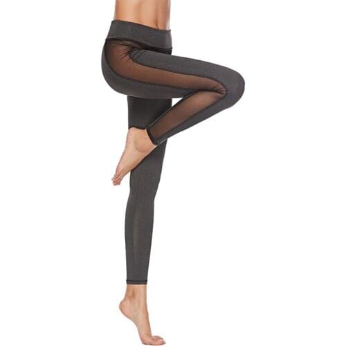 Fashion Women Workout Leggings Push Up Color Patchwork Stripe Leggings Women Slim Leggings Polyester Jeggings