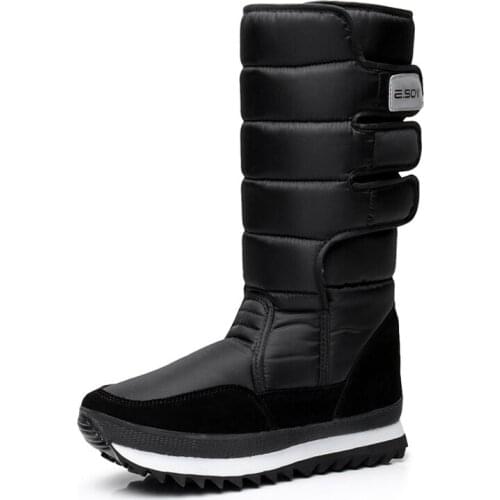 Mens boots to keep warm and thick hair thickening male boots leisure outdoor waterproof non-slip comfortable mens boots