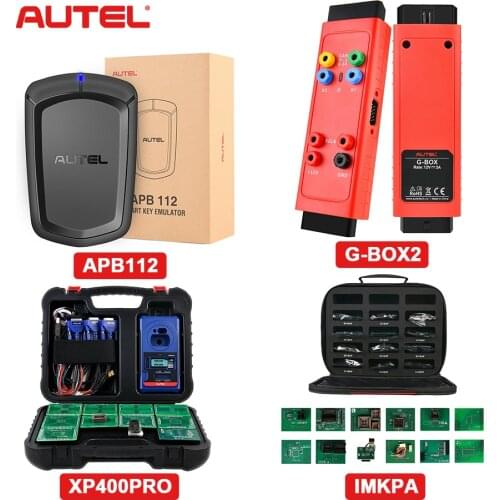 Autel Key Programming Accessory Tool Kit 2021 Newest XP400PRO, IMKPA, GBOX2, APB112 Combination Use with IM508/IM608/IM608 Pro