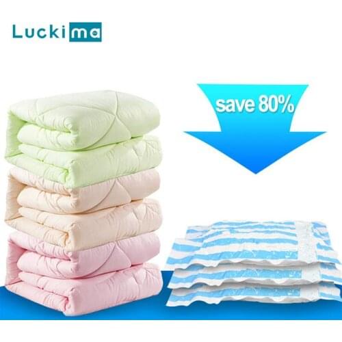 New Portable Vacuum Bag Storage Bags for Blankets Pillows Clothes Home Packaging for Vacuum Cleaner Space Saver Organizer