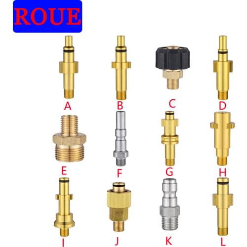 Metal Adapter Foam Nozzle Foam Gun High Pressure Soap Foamer for Nilfisk Stihl Karcher Bosche Craftsman Kew Gerni AR M22