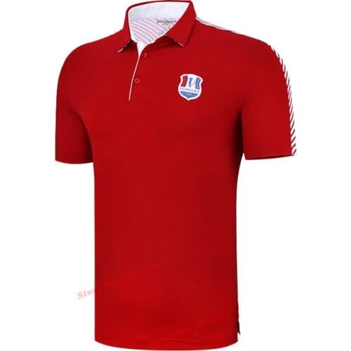 PGM Professional Golf Wear Summer Mens Tops Short Sleeve T-Shirt Shirt Quick Dry Male Sports Ball Wear Soft and Comfortable