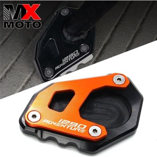 Suitable for KTM motorcycle 1290 Super Adventure CNC aluminum alloy parking aid side support foot pad 2015 2016 2017 2018 2021