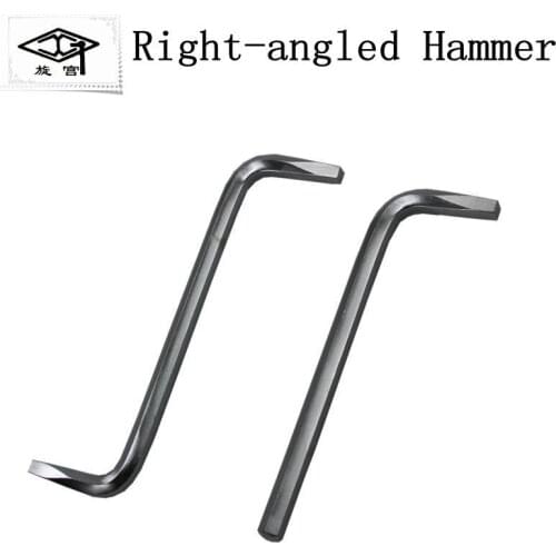 Rotary Palace Piano Tuning Repair Tool Replace Trigger Sleeve Wrench Head Right Angle Wrench Square Corner