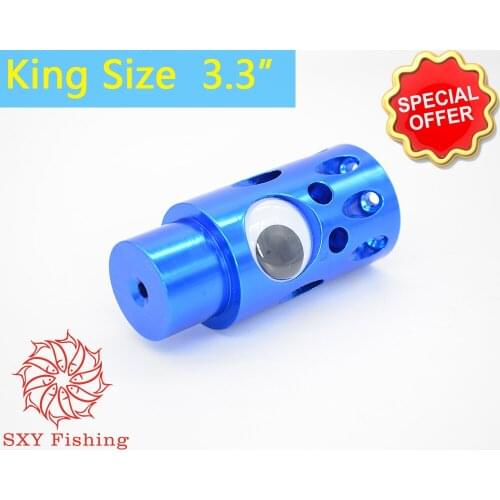 SXY FISHING D50LX 6.4OZ King Size Metal Trolling Lure Outsize Trolling Bait DIY Jet Head Color metal bait Trade price Blue
