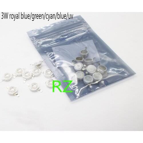 LED Bulb 3W High Power Epistar Chips COB Green Blue Royal blue UV Lamp Lights