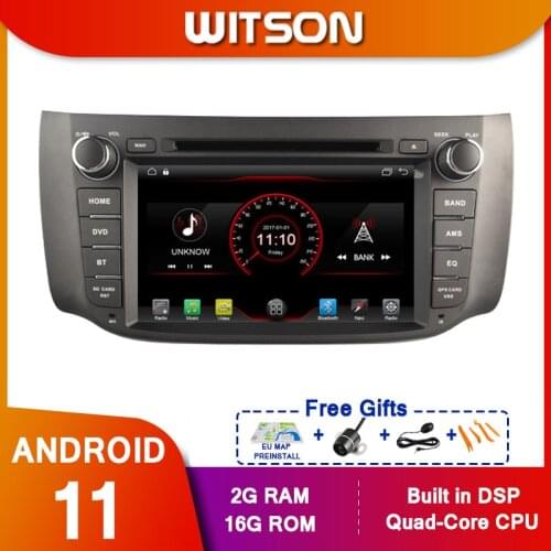 WITSON Android 10 Car Multimedia Player For Nissan SYLPHY B17 2012 2013 Pulsar Audio WIFI DVD CD GPS 2 Din Car Radio Stereo