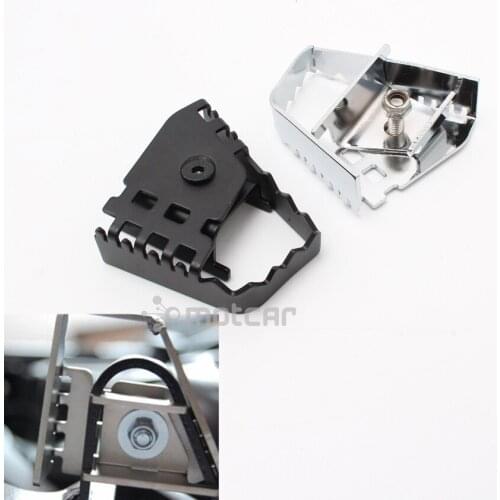 1pcs Black/Silver Motorcycle Aluminum Brake Lever Pedal Extension For BMW R1200GS R1150GS F800/700 New