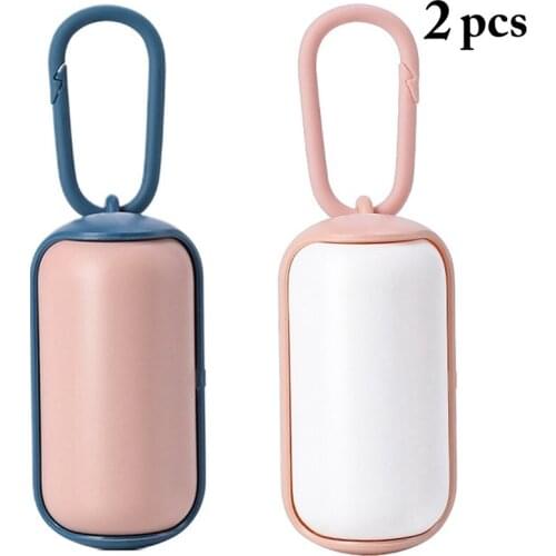 2 Sets Dog Waste Bag Dispensers Mini Cute Plastic Waste Bag Holders Poop Bag Dispensers Pet Waste Bag Holder for Outdoor