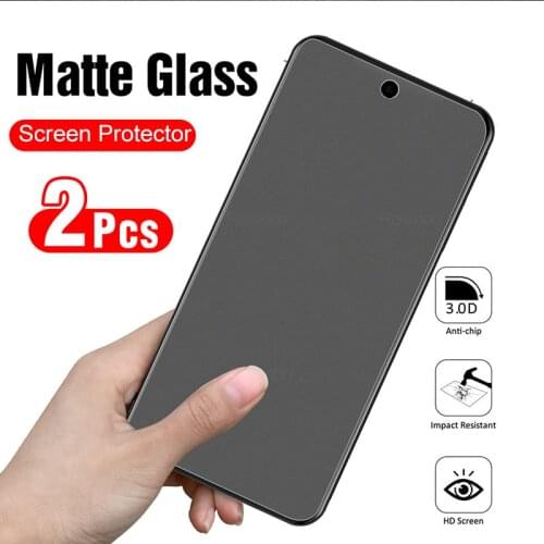 2Pcs Matte Frosted Tempered Glass For Xiaomi Poco M3 Pro 5G Screen Protector Glas For Poxo Poko M3Pro 6.5" Phone Protective Film