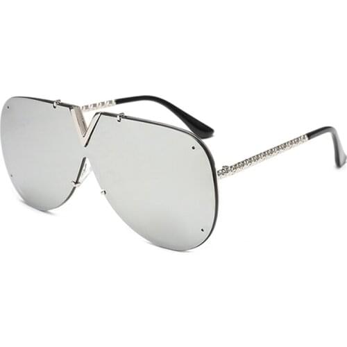 2020 Sunglasses Women Fashion Large Sunglasses Women Elegant Retro Personality Sun Glasses Women Oculos De Sol UV400