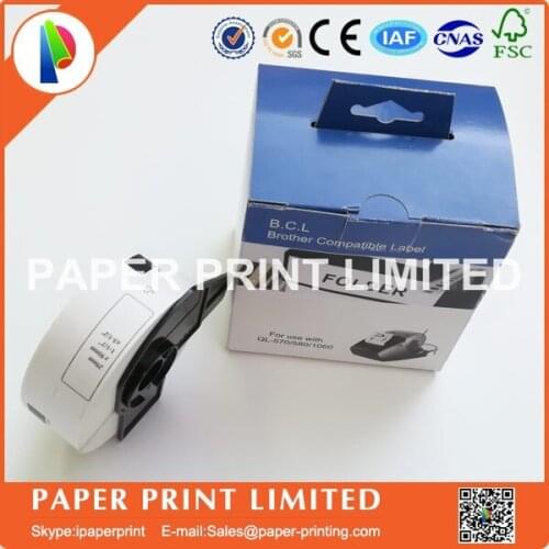 3 Rolls Compatible DK-11201 Label 29mm*90mm Compatible for Brother Label Printer All Come With Plastic Holder 400Pcs/Roll