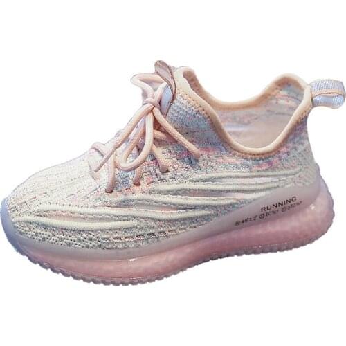 Childrens Shoes Coconut Running Sports Mesh Sneakers 2021 New Boys And Girls Breathable Trends Big Kids Popular Style