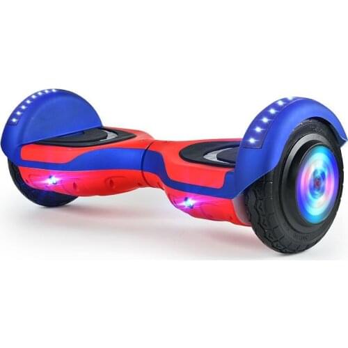 Childrens Smart Double Wheel 4-12 Years Old Colorful Lights Bluetooth Self Balancing Scooter