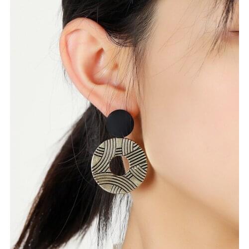 Женские золотые серьги HARKO China At AliExpress