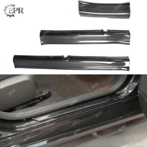 Carbon Interior For Hyundai Veloster Carbon Fiber Door Sill LHD (Stick on Type) Tuning Trim Accessories Body Kit For Veloster