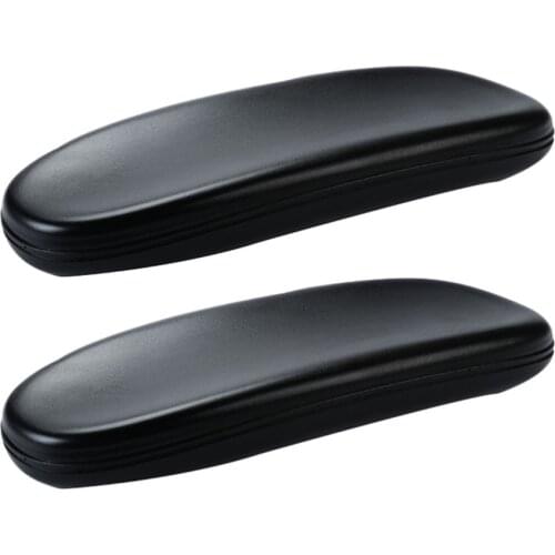 2pcs Office Chair Armrest Universal PU Leather Replacement Chair Arm Pads Pressure Relief Arm Rest Cover For Office Chairs