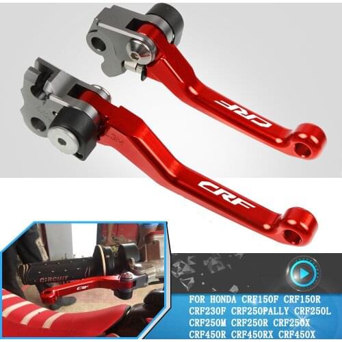 For Honda CRF150F CRF150R CRF230F CRF250 PALLY CRF250L CRF250M CRF250R CRF250X CRF450R CRF450RX CRF450X Moto Brake Clutch Levers