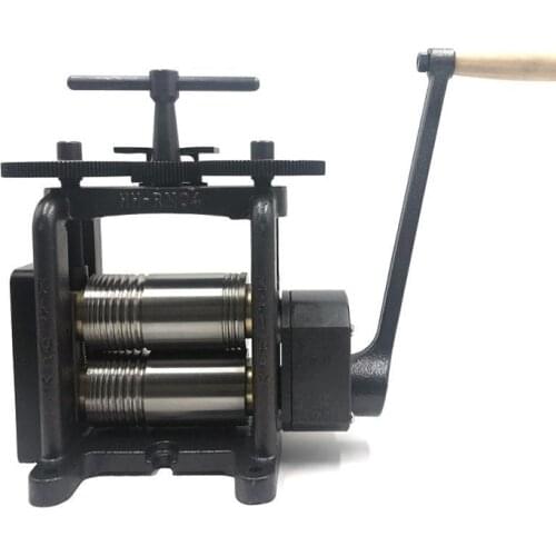 Manual Jewelry Rolling Mill Machine Combination Rolling Mill Machine Jeweler Making Tool 130MM Roller
