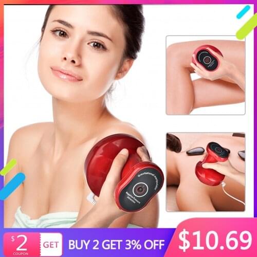 Electric Cupping Massager Vacuum Suction Cups Guasha Device Meridian Fat Burning Body Slimming Negative Pressure Physiotherapy