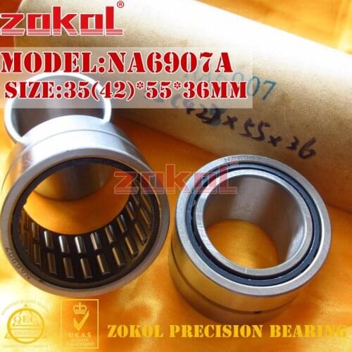ZOKOL NA6907 A NA6907A Entity ferrule needle roller bearing 35*55*36mm RNA6907A 42*55*36mm