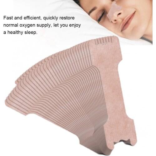 Stop Snoring 100Pcs Anti Snoring Nasal Strips Help Breathing Stop Snore Healthy Sleeping Nasal Strips Help Sleeplessness
