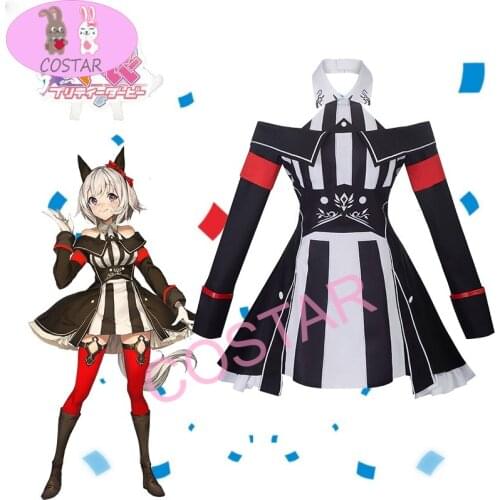 Anime! Umamusume:Pretty Derby Curren Chan Jocket Suit Lovely Dress Uniform Cosplay Costume Halloween Party Outfit Women 2021 NEW
