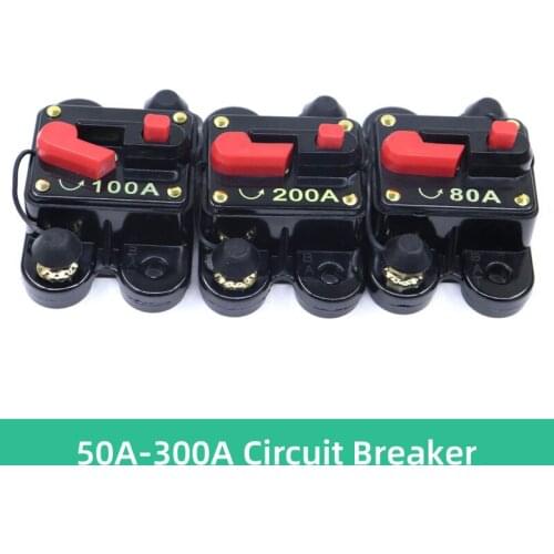 Automatic Switch Fuse Holder 50A-300A Circuit Breaker Auto Reset Fuse