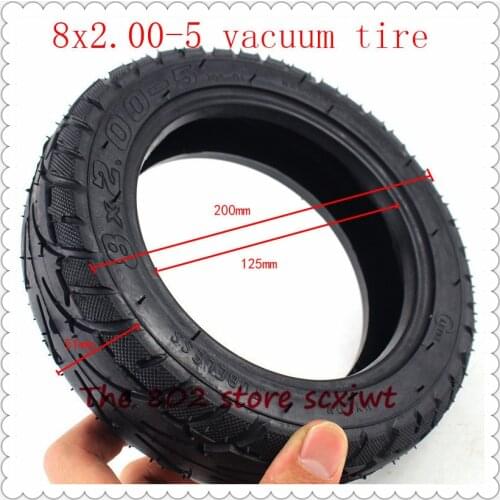 Lightning shipment 8X2.00-5 tubeless tyre 8*2.00-5 vacuum tire for Electric Vehicle Electric Scooters E-Bike